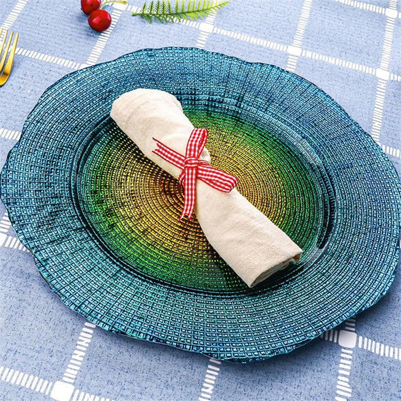 Wholesale Glass Charger Plate PZ-077 - Image 4